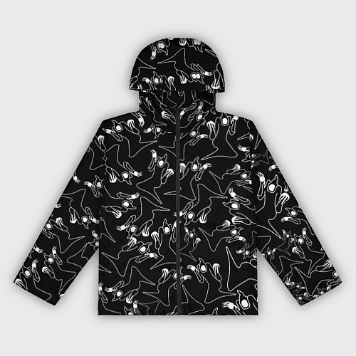 Женская ветровка KIZARU HAUNTED FAMILY ПАТТЕРН / 3D-Черный – фото 1