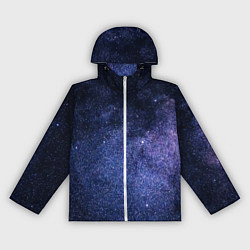 Ветровка с капюшоном женская Night sky, цвет: 3D-белый