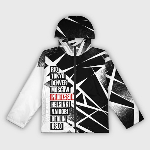 Женская ветровка LA CASA DE PAPEL БУМАЖНЫЙ / 3D-Черный – фото 1