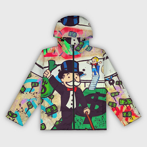 Женская ветровка Alec Monopoly ART / 3D-Черный – фото 1