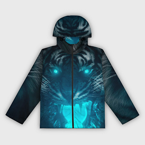 Женская ветровка Неоновый водяной тигр 2022 / 3D-Черный – фото 1