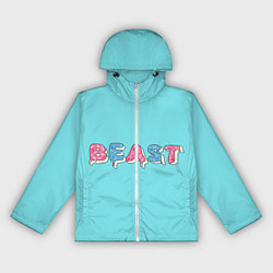 Ветровка с капюшоном женская Mr Beast Donut, цвет: 3D-белый