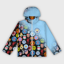 Ветровка с капюшоном женская МАНЧЕСТЕР СИТИ MANCHESTER CITY, цвет: 3D-белый