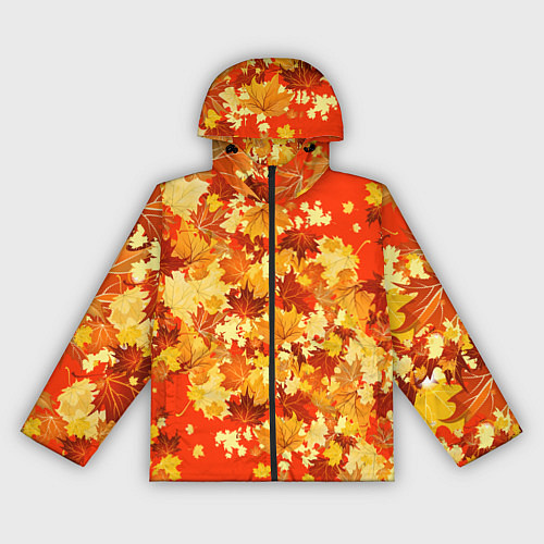 Женская ветровка Кленовый листопад / 3D-Черный – фото 1