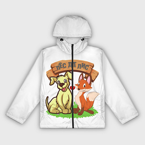 Женская ветровка Пёс да Лис / 3D-Черный – фото 1