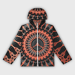 Ветровка с капюшоном женская МаГический УзОр, цвет: 3D-белый