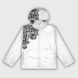 Женская ветровка Черно Белые КруЖева