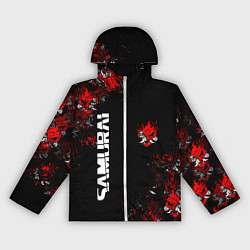 Ветровка с капюшоном женская КИБЕРПАНК 2077 SAMURAI CYBERPUNK 2077, цвет: 3D-белый