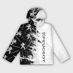 Ветровка с капюшоном женская Peugeot Распылитель, цвет: 3D-белый