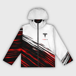 Ветровка с капюшоном женская Tesla sport размытость, цвет: 3D-черный