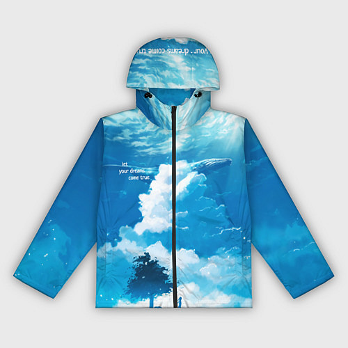 Женская ветровка Let your dreams come true / 3D-Черный – фото 1