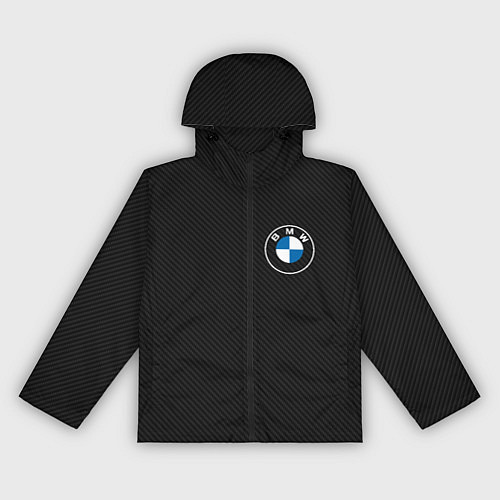 Женская ветровка BMW LOGO CARBON ЧЕРНЫЙ КАРБОН / 3D-Черный – фото 1