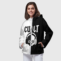 Ветровка с капюшоном женская TDG CULT ACDC, цвет: 3D-белый — фото 2
