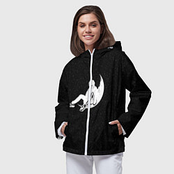 Ветровка с капюшоном женская Ищи Меня На Луне Фараон Pharaoh, цвет: 3D-белый — фото 2