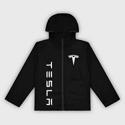 Женская ветровка Tesla Тесла логотип и надпись