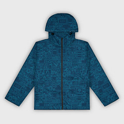 Ветровка с капюшоном женская Информатика Informatics, цвет: 3D-черный