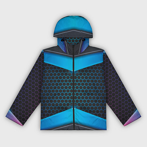 Женская ветровка 3D NEON БРОНЬ / 3D-Черный – фото 1