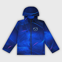 Ветровка с капюшоном женская Мазда mazda, цвет: 3D-черный