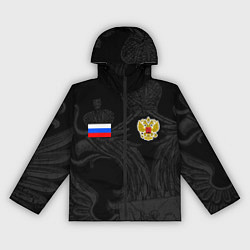 Ветровка с капюшоном женская ФОРМА РОССИИ RUSSIA UNIFORM, цвет: 3D-черный