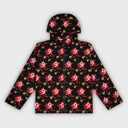 Женская ветровка 9 МАЯ ДЕНЬ ПОБЕДЫ / 3D-Черный – фото 1