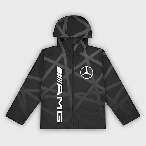 Женская ветровка MERCEDES - BENZ МЕРСЕДЕС / 3D-Черный – фото 1