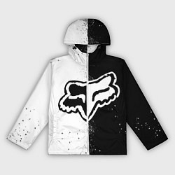 Ветровка с капюшоном женская FOX MOTOCROSS - ФОКС МОТОКРОСС, цвет: 3D-белый