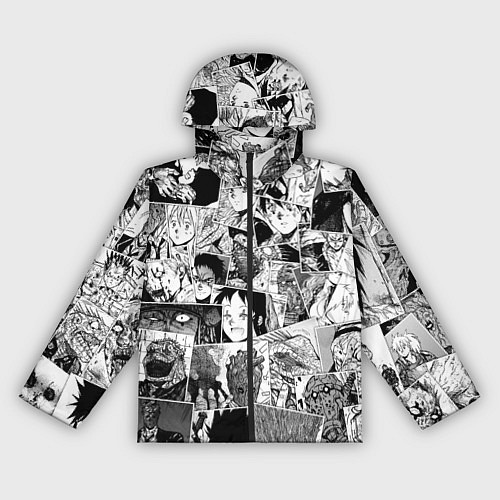 Женская ветровка Дорохэдоро pattern / 3D-Черный – фото 1