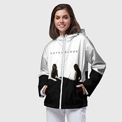 Ветровка с капюшоном женская How Did We Get So Dark? - Royal Blood, цвет: 3D-белый — фото 2