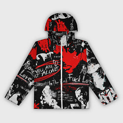 Ветровка с капюшоном женская XXXTENTACION YOU ARE NOT ALONE, цвет: 3D-белый