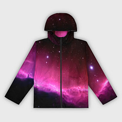 Ветровка с капюшоном женская Night Nebula, цвет: 3D-черный