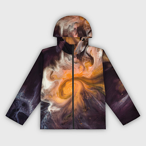 Женская ветровка Неоновые краски - Оранжевый / 3D-Черный – фото 1