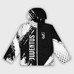 Ветровка с капюшоном женская Fc juventus фс ювентус, цвет: 3D-белый