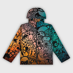 Ветровка с капюшоном женская Life is gaming, цвет: 3D-черный