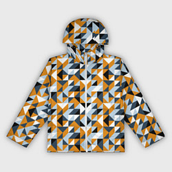 Женская ветровка Полигональный геометрический узор