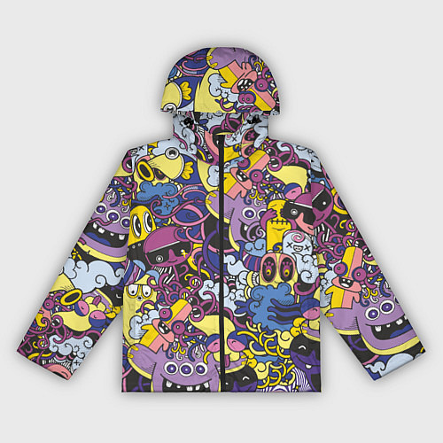 Женская ветровка Монстры-такие монстры / 3D-Черный – фото 1