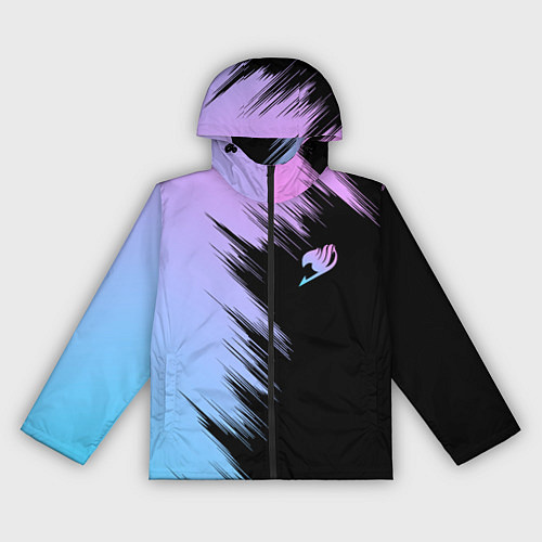 Женская ветровка Хвост феи - neon / 3D-Черный – фото 1