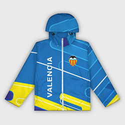 Ветровка с капюшоном женская Valencia Абстракция, цвет: 3D-белый