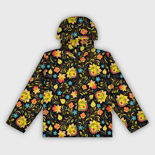 Женская ветровка Русский яркий узор / 3D-Черный – фото 1