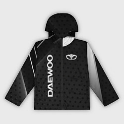 Ветровка с капюшоном женская Daewoo Карбон, цвет: 3D-черный