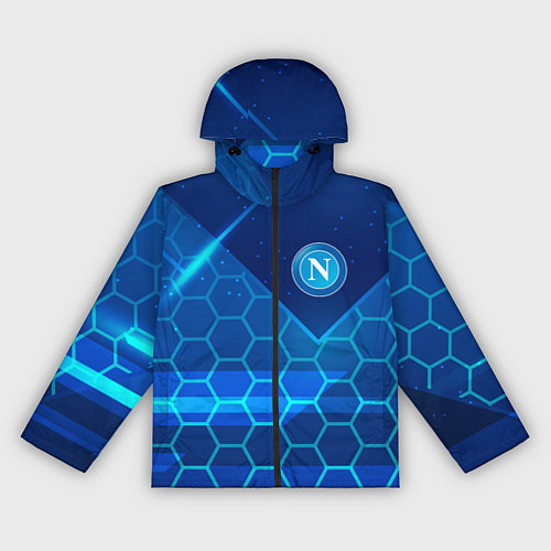 Женская ветровка Napoli Соты абстракция / 3D-Черный – фото 1