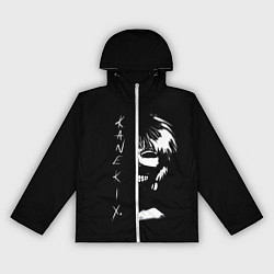 Ветровка с капюшоном женская Tokyo Ghoul Kaneki Ken - anime, цвет: 3D-белый