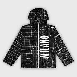 Ветровка с капюшоном женская Milano - autumn - winter 2025, цвет: 3D-белый