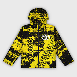 Ветровка с капюшоном женская TOYOTA, цвет: 3D-черный