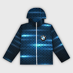 Ветровка с капюшоном женская BMW texture, цвет: 3D-белый