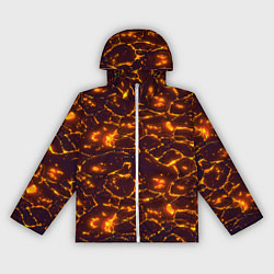 Ветровка с капюшоном женская Раскалённый камуфляж, цвет: 3D-белый