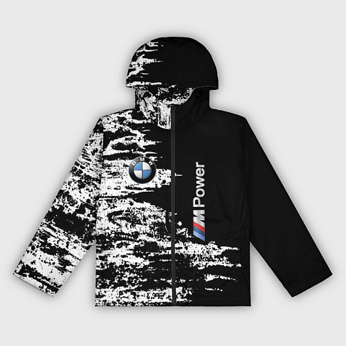 Женская ветровка BMW M Power - pattern / 3D-Черный – фото 1