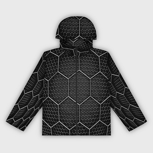 Женская ветровка Стальные соты / 3D-Черный – фото 1