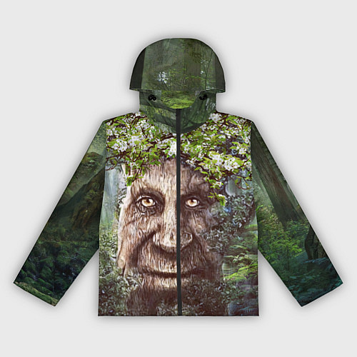 Женская ветровка Мудрое Таинственное Дерево / 3D-Черный – фото 1