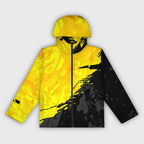 Женская ветровка Black and yellow / 3D-Черный – фото 1