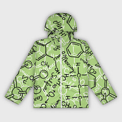 Ветровка с капюшоном женская Химия в хаосе, цвет: 3D-белый